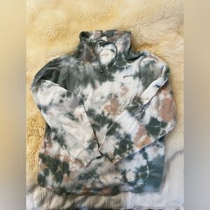 PINK Victoria’s Secret oversized varsity tie dye sweatshirt Size L